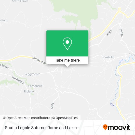 Studio Legale Saturno map