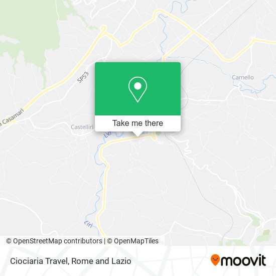 Ciociaria Travel map