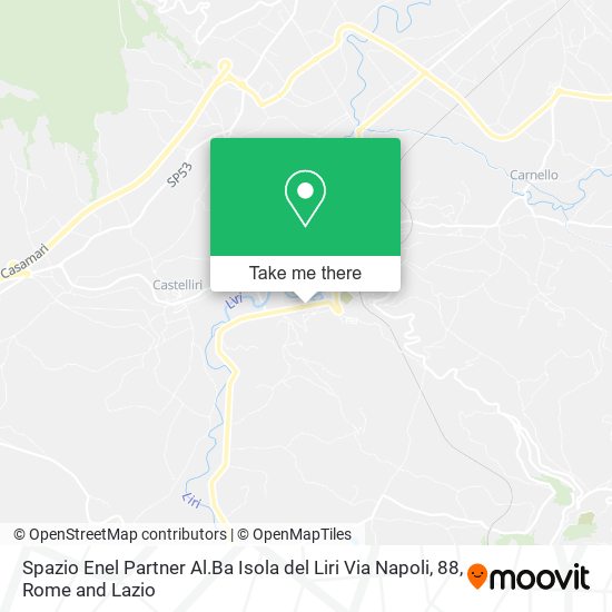 Spazio Enel Partner Al.Ba Isola del Liri Via Napoli, 88 map