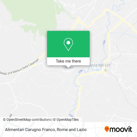 Alimentari Carugno Franco map