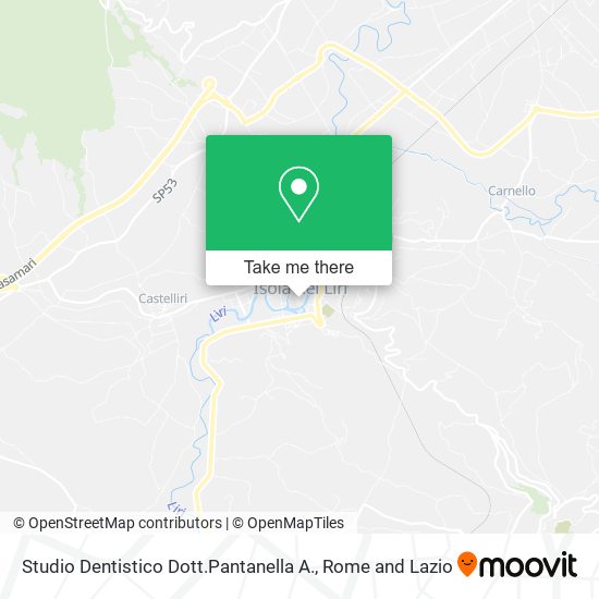 Studio Dentistico Dott.Pantanella A. map