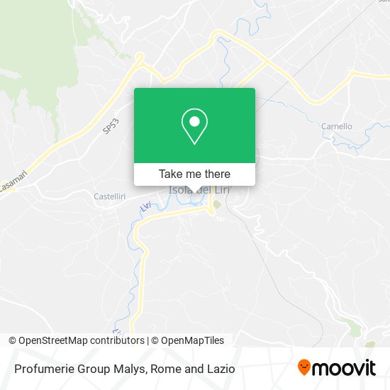 Profumerie Group Malys map
