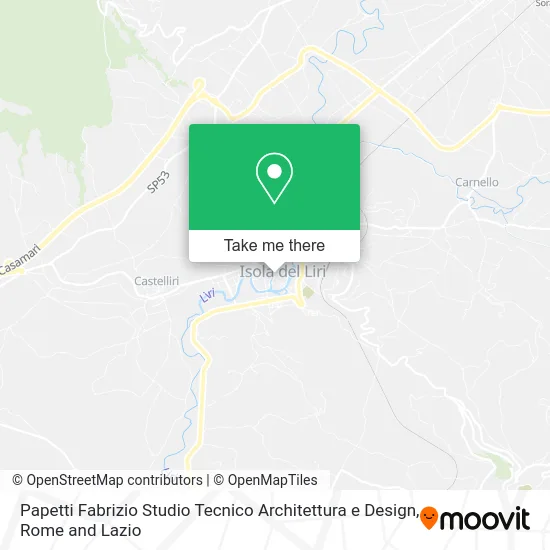 Papetti Fabrizio Technical Architecture and Design Studio map