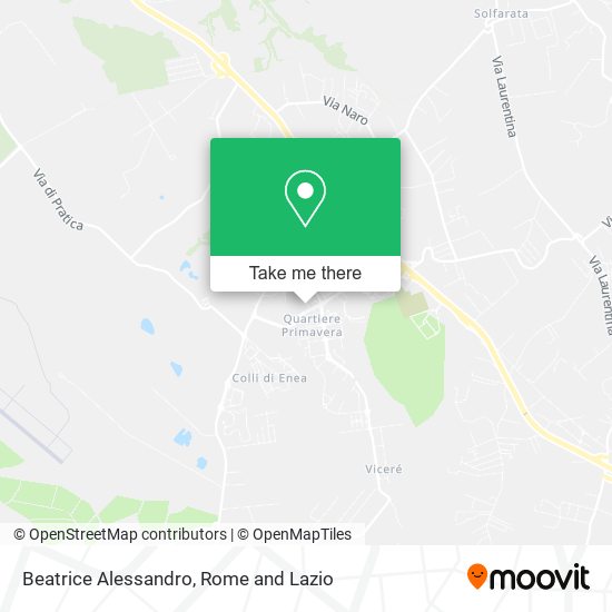 Beatrice Alessandro map