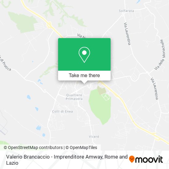 Valerio Brancaccio - Imprenditore Amway map