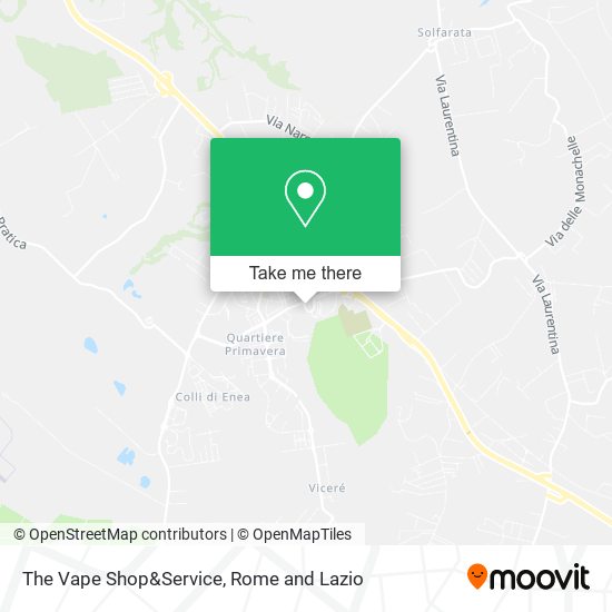 The Vape Shop&Service map