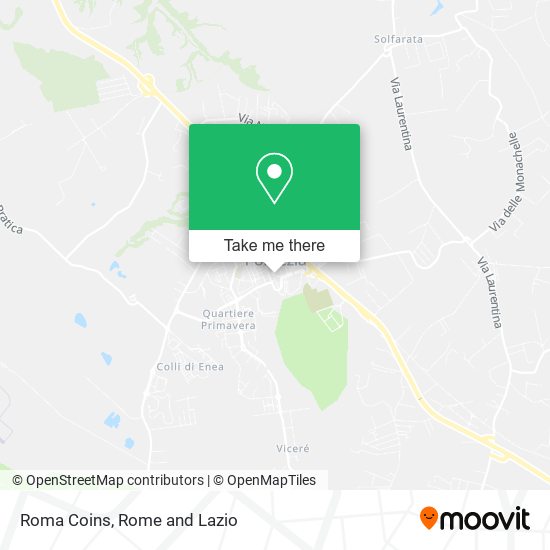 Roma Coins map