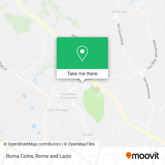 Roma Coins map