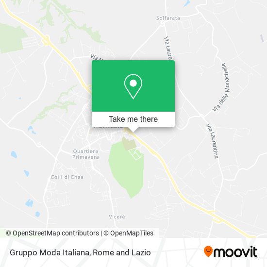 Gruppo Moda Italiana map