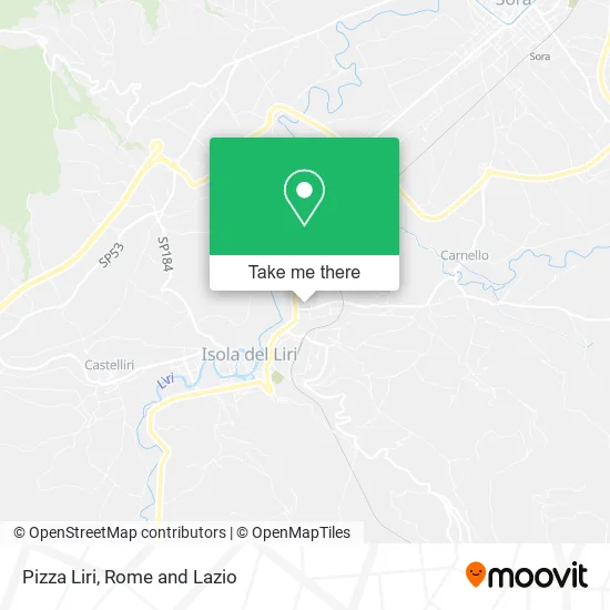 Pizza Liri map