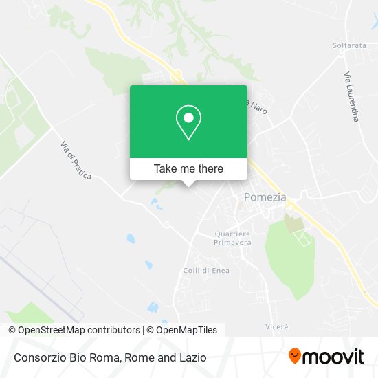 Consorzio Bio Roma map