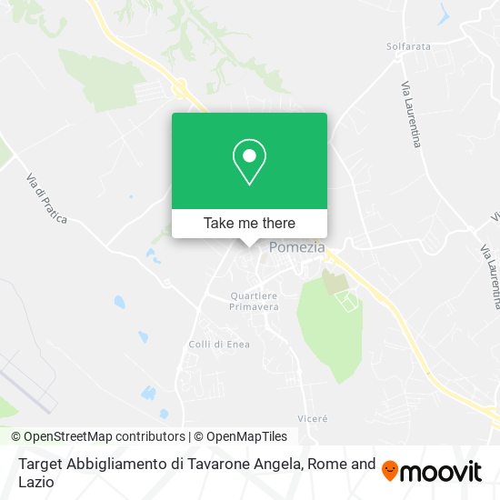 Target Abbigliamento di Tavarone Angela map