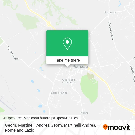 Geom. Martinelli Andrea map