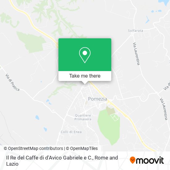 Il Re del Caffe di d'Avico Gabriele e C. map