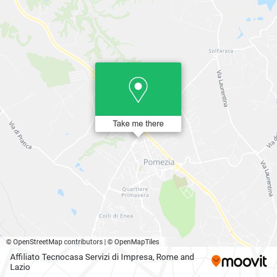 Affiliato Tecnocasa Servizi di Impresa map