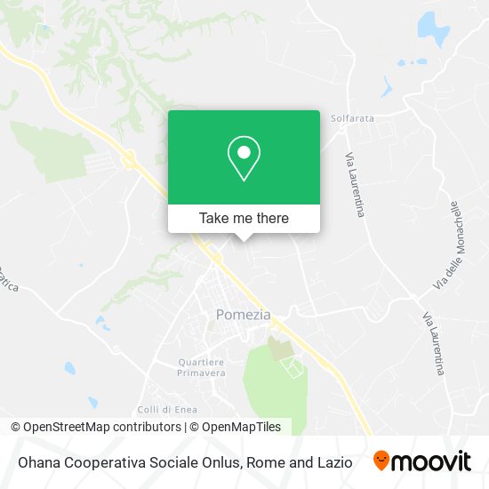 Ohana Cooperativa Sociale Onlus map