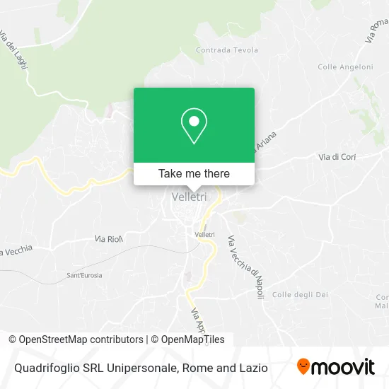 Quadrifoglio Single-Member SRL map