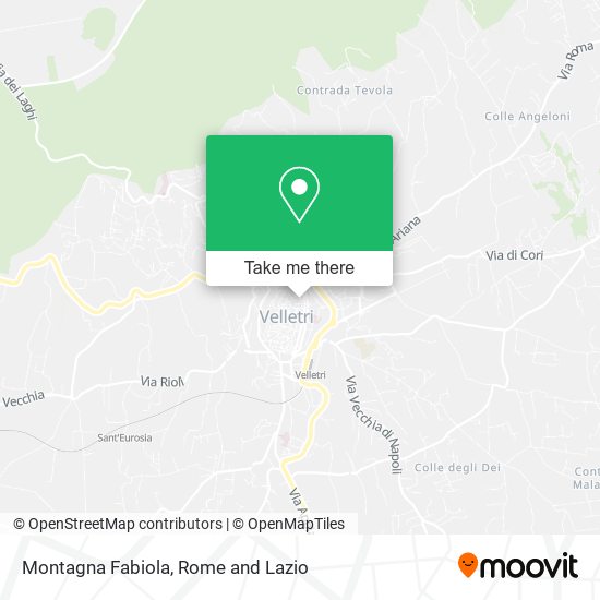 Montagna Fabiola map