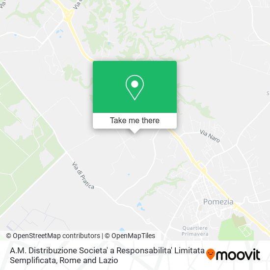 A.M. Distribuzione Societa' a Responsabilita' Limitata Semplificata map