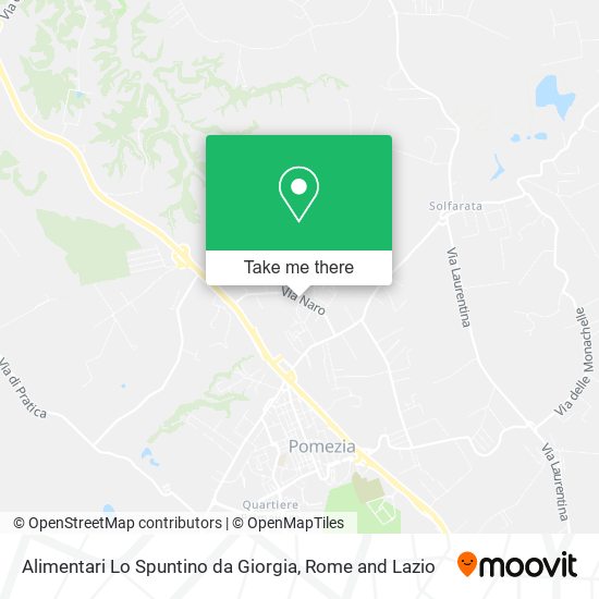 Alimentari Lo Spuntino da Giorgia map