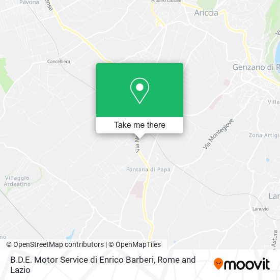 B.D.E. Motor Service di Enrico Barberi map