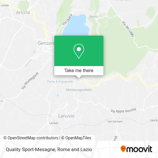 Quality Sport-Mesagne map
