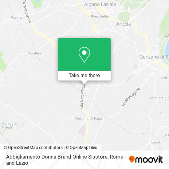 Abbigliamento Donna Brand Online Sisstore map