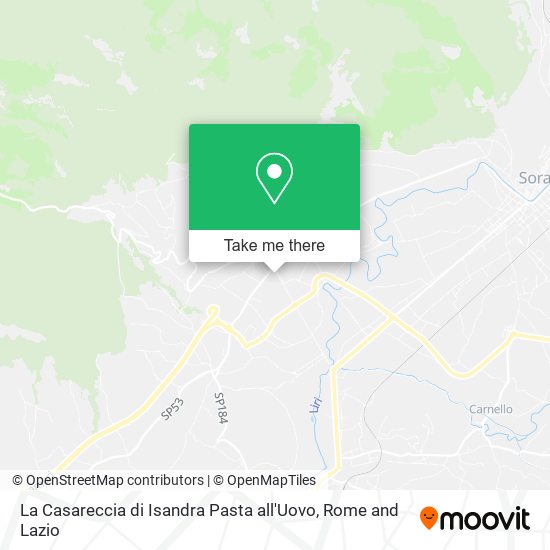 La Casareccia di Isandra Pasta all'Uovo map