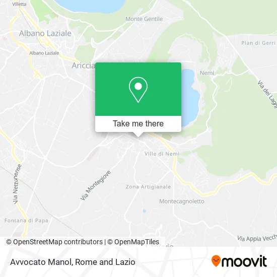 Avvocato Manol map