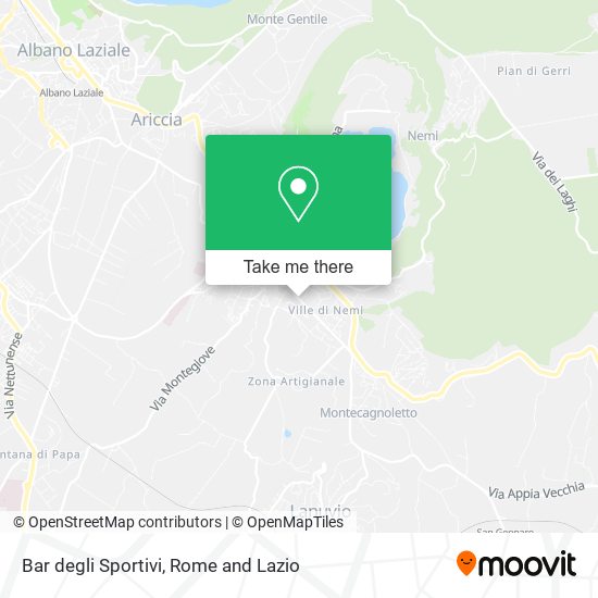 Bar degli Sportivi map