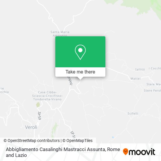 Abbigliamento Casalinghi Mastracci Assunta map