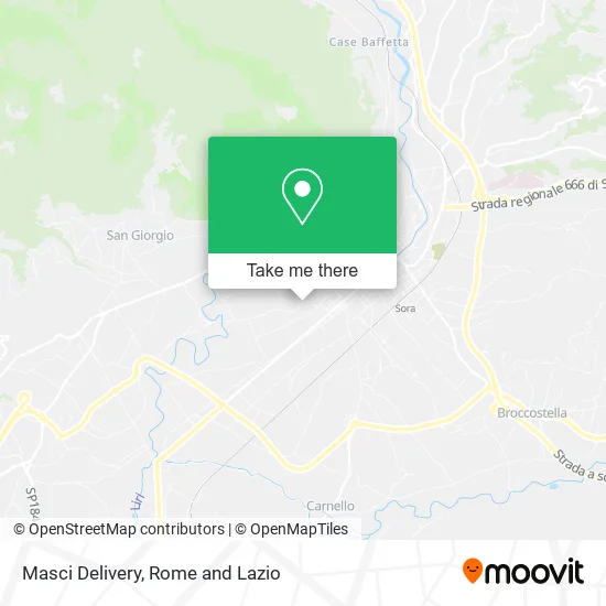 Masci Delivery map