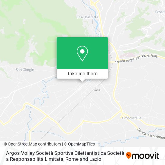 Argos Volley Società Sportiva Dilettantistica Società a Responsabilità Limitata map