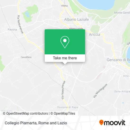 Piamarta College map