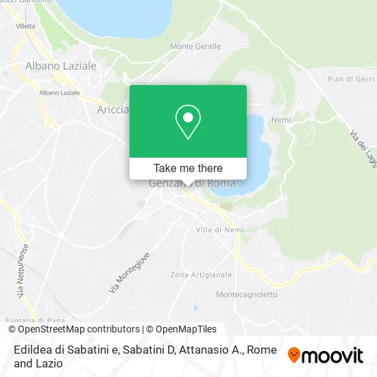 Edildea by Sabatini and, Sabatini D, Attanasio A. map