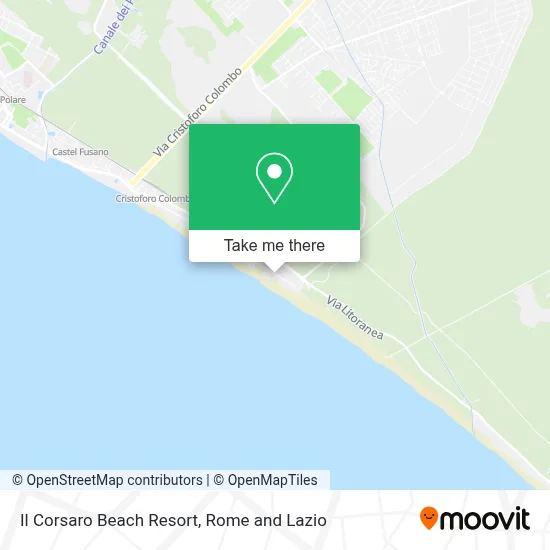 Il Corsaro Beach Resort map