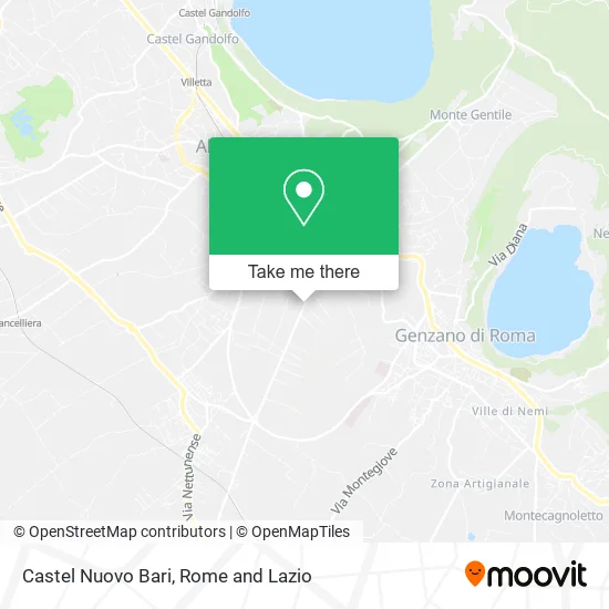 Castel Nuovo Bari map