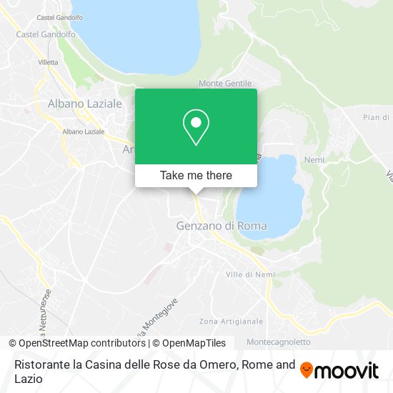 Ristorante la Casina delle Rose da Omero map