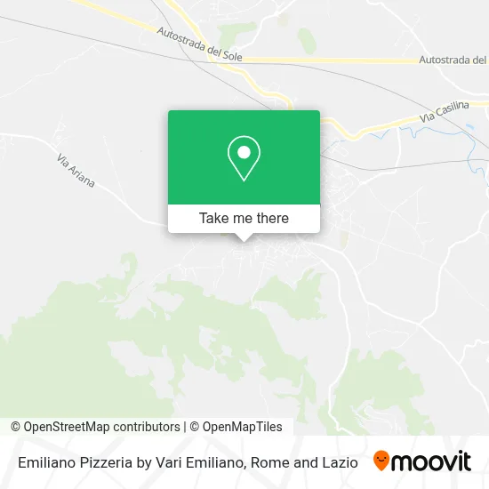 Emiliano Pizzeria by Vari Emiliano map