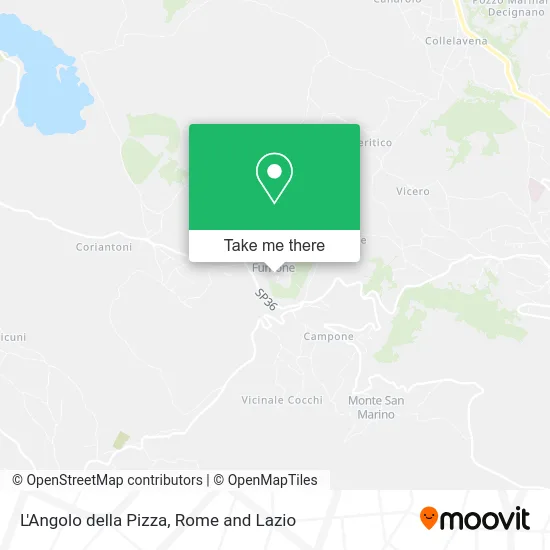 L'Angolo della Pizza map