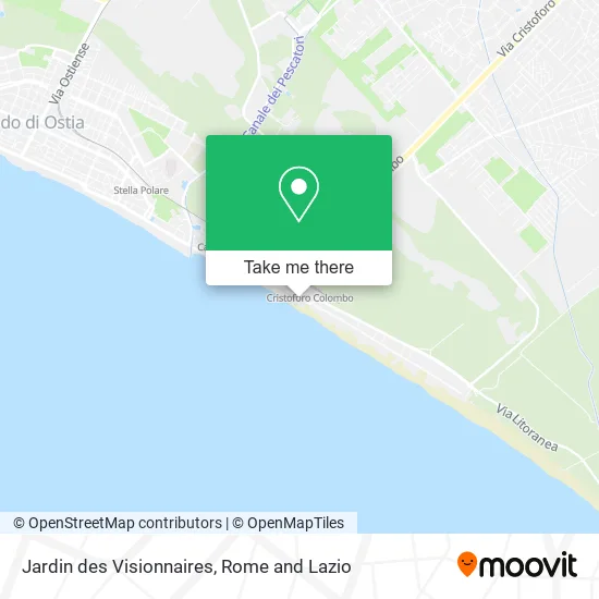 Jardin des Visionnaires map