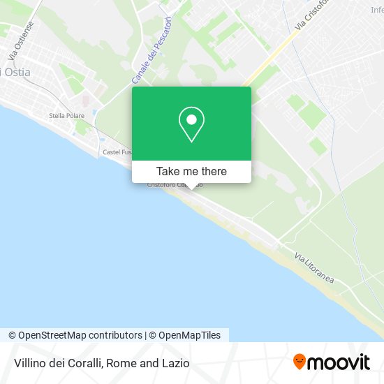 Villino dei Coralli map