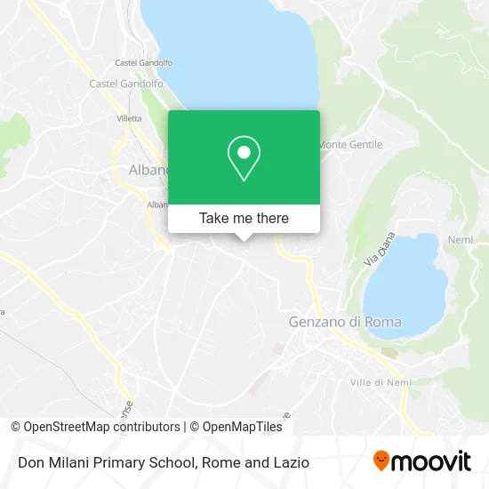 Don Milani Primary School map