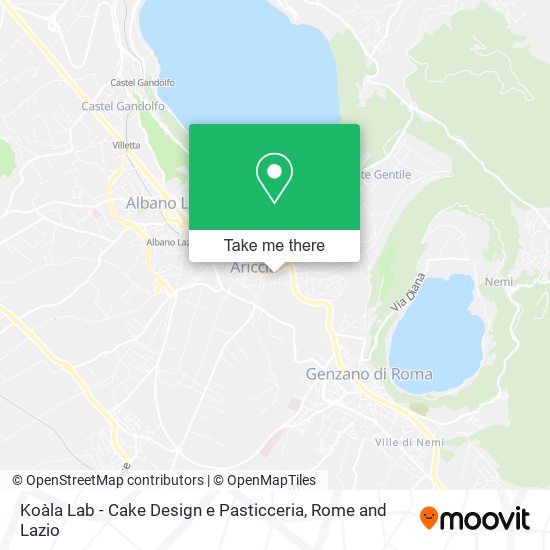 Koàla Lab - Cake Design e Pasticceria map