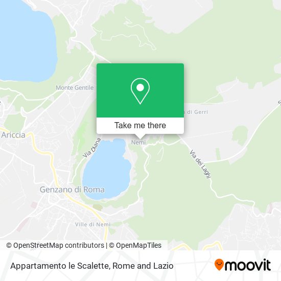 Appartamento le Scalette map