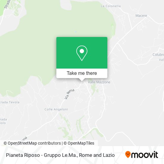 Pianeta Riposo - Gruppo Le.Ma. map