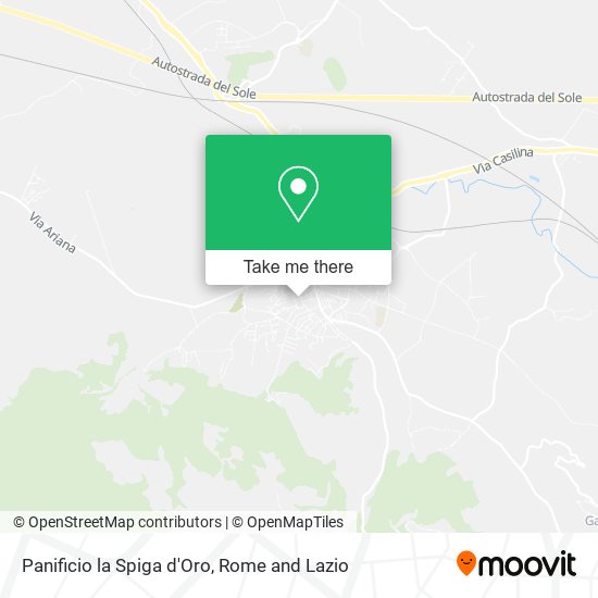 Panificio la Spiga d'Oro map