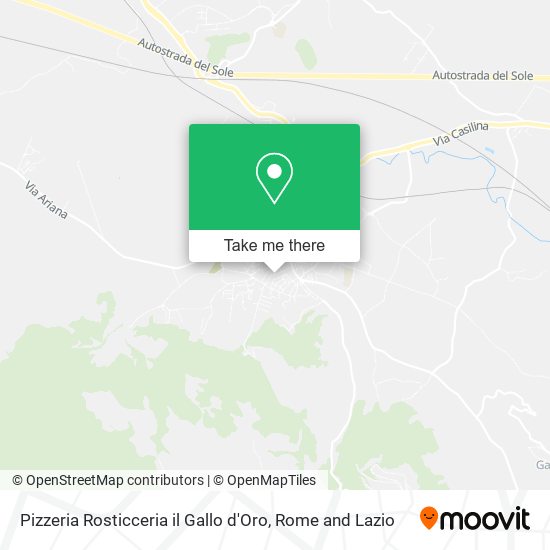 Pizzeria Rosticceria il Gallo d'Oro map