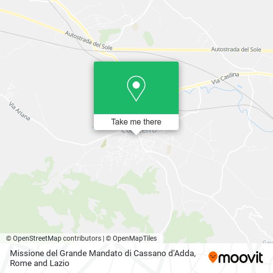 Missione del Grande Mandato di Cassano d'Adda map