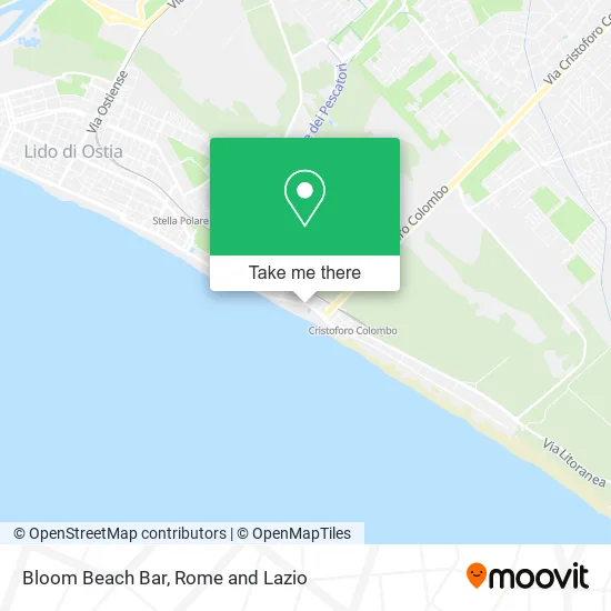 Bloom Beach Bar map